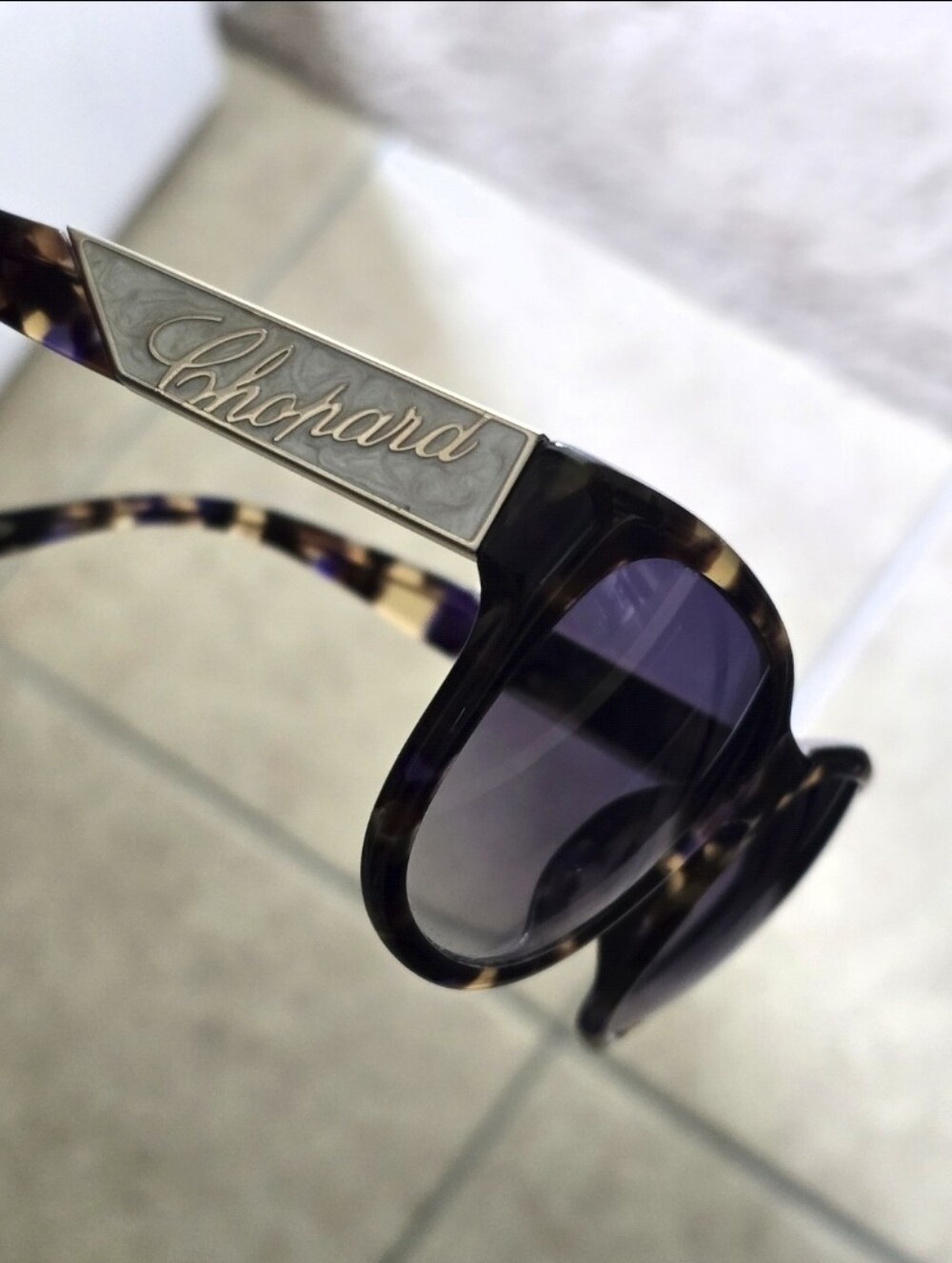 Chopard Tortoiseshell Frame Sunglasses